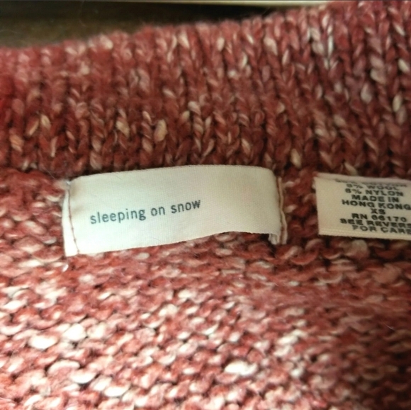 Sleeping on Snow Anthropologie Cozy Marled Sweater Chunky Knit - Picture 5 of 6